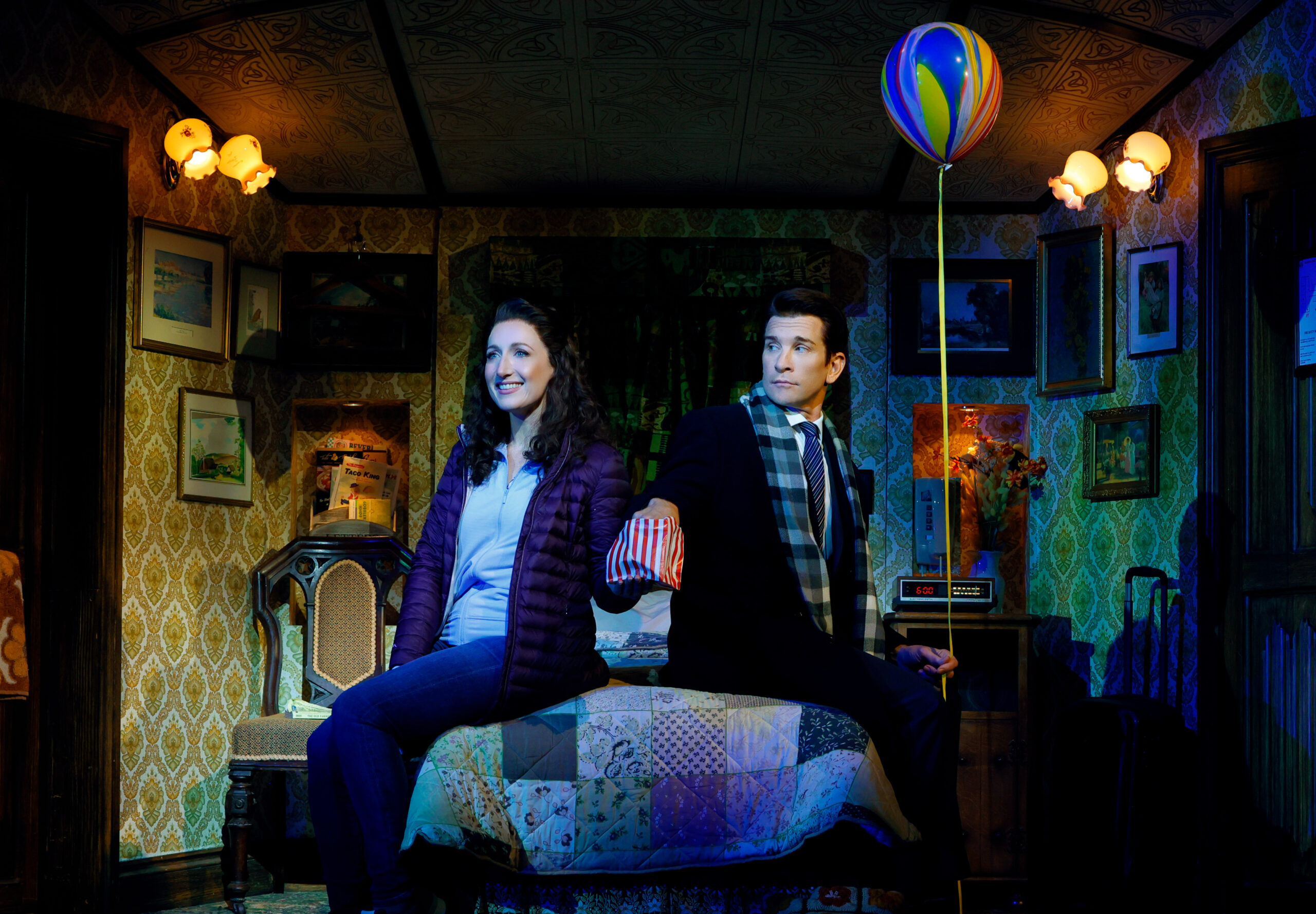 3. Andy Karl and Elise McCann in the Australian production of Groundhog Day The Musical. Photo by Jeff Busby