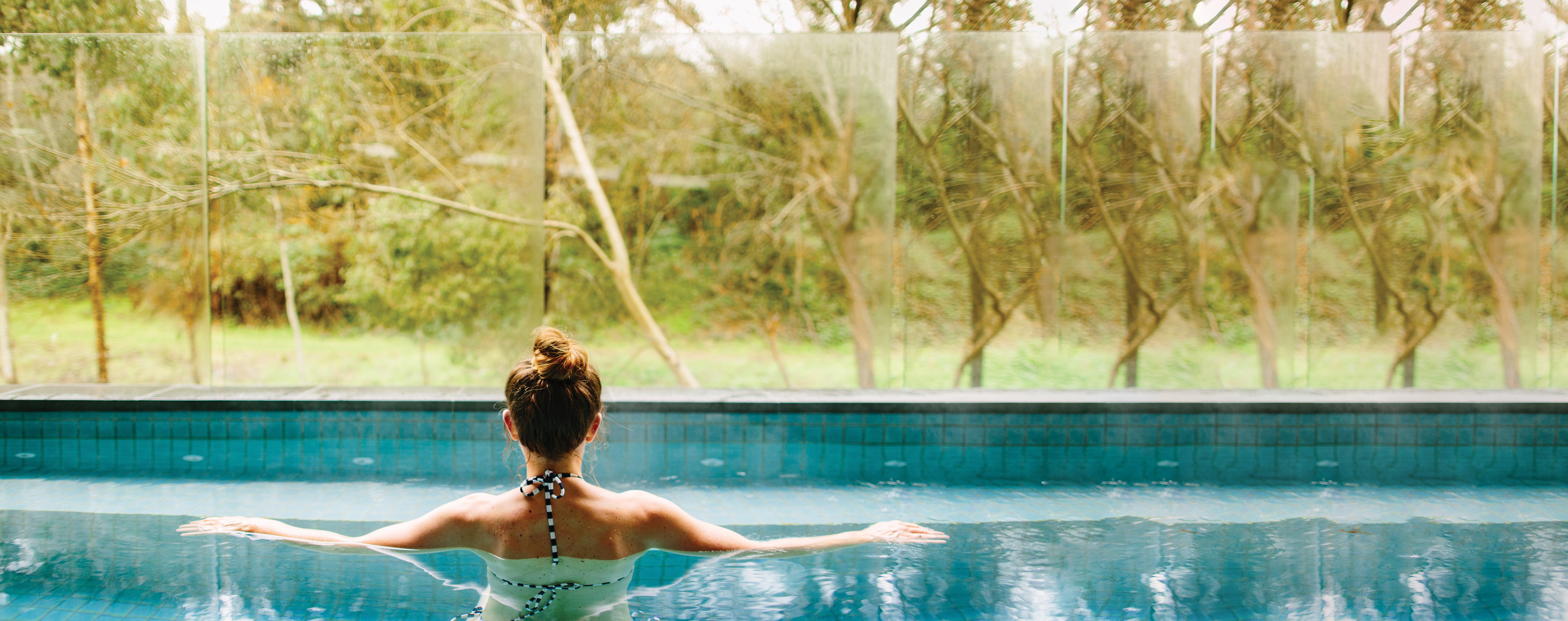 Sanctuary bathing at the Hepburn Bathhouse and Spa
