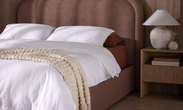 Freedom Furniture Audrey Curved Bed – At Home